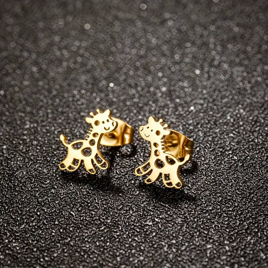 Graceful Giraffe - Ear Studs